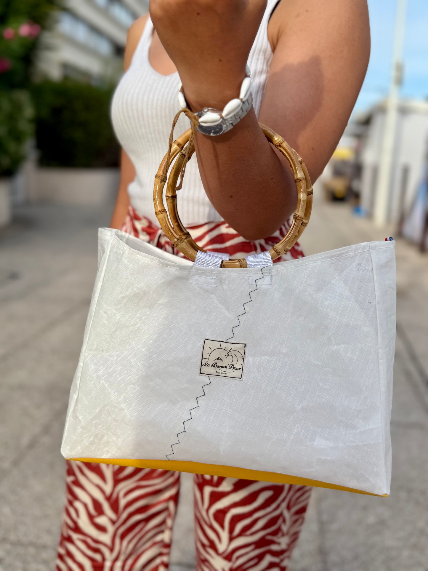 Sac à main bambou