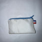 Porte monnaie blanc et bleu